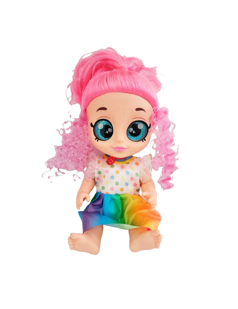 Muñeca Ojos Expresivos Bebe Con Sonidos Juguete Niñas