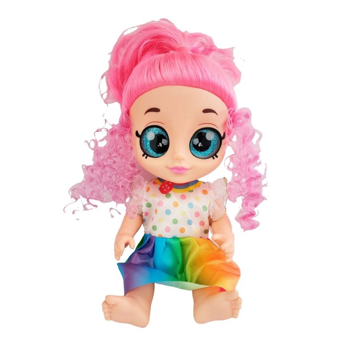 Muñeca Ojos Expresivos Bebe Con Sonidos Juguete Niñas