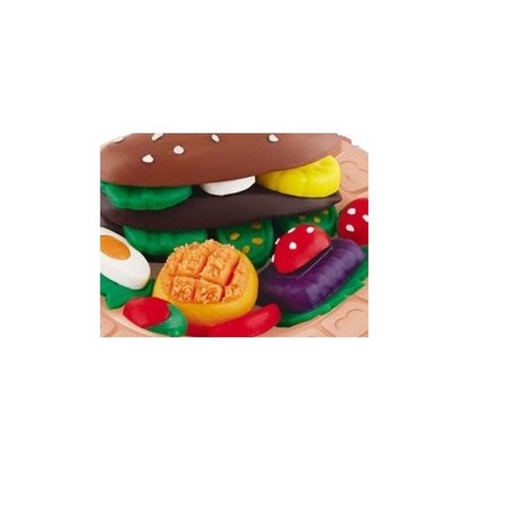 Set / Kit Fabrica De Hamburguesas Plastilina Juguete Niños