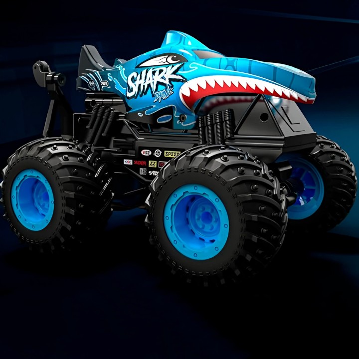 Carro Monster Tiburon Coleccionable Juguete Niños