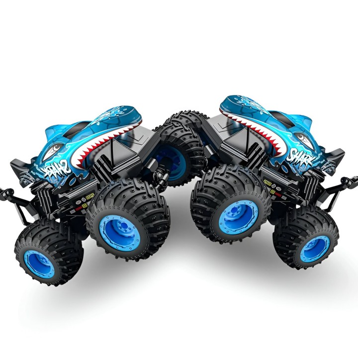 Carro Monster Tiburon Coleccionable Juguete Niños