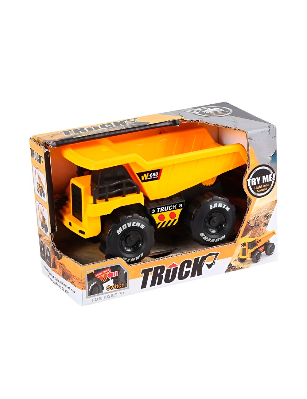 Carro Vehiculo Volqueta Construccion Sonido Juguete