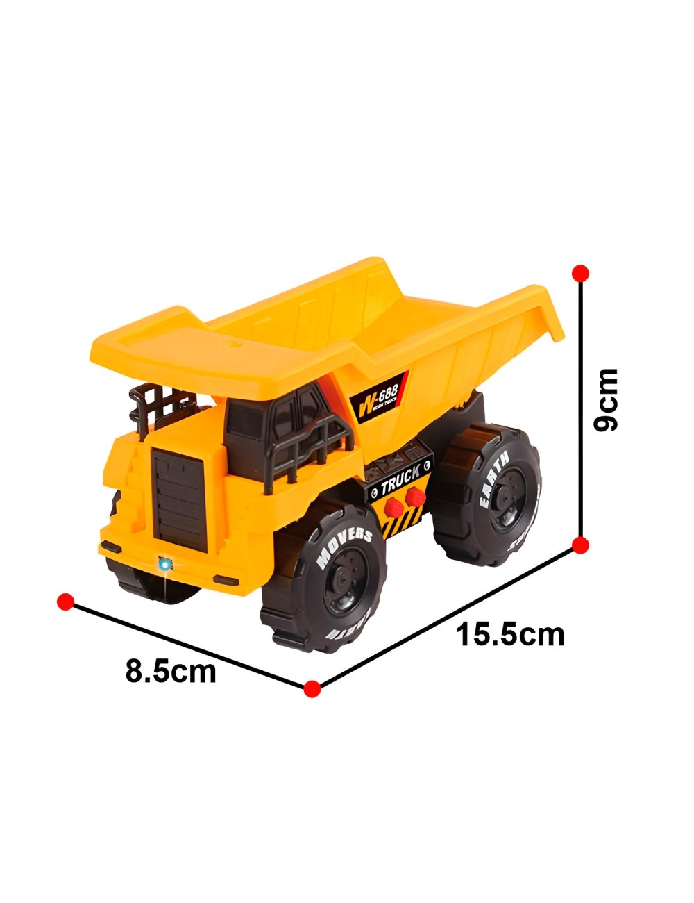 Carro Vehiculo Volqueta Construccion Sonido Juguete