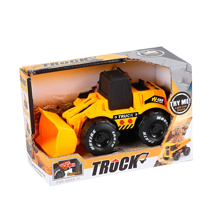 Carro Vehiculo Excavadora Construccion Sonido Juguete