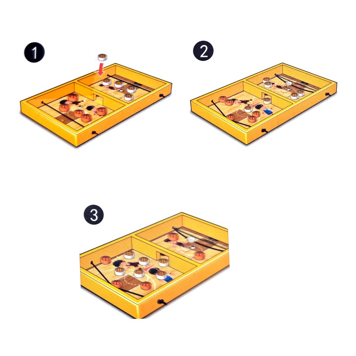 Juego De Mesa Baloncesto Basquet Tablero Portátil Niños