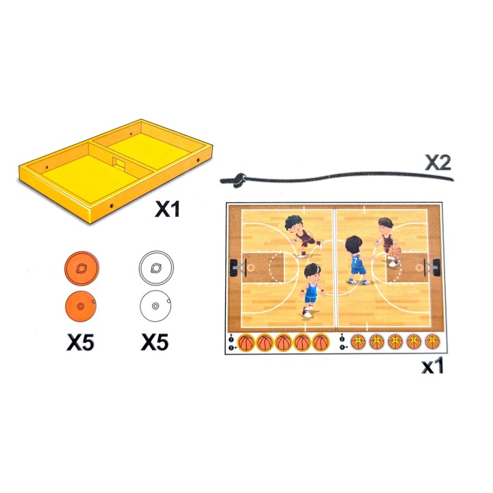 Juego De Mesa Baloncesto Basquet Tablero Portátil Niños