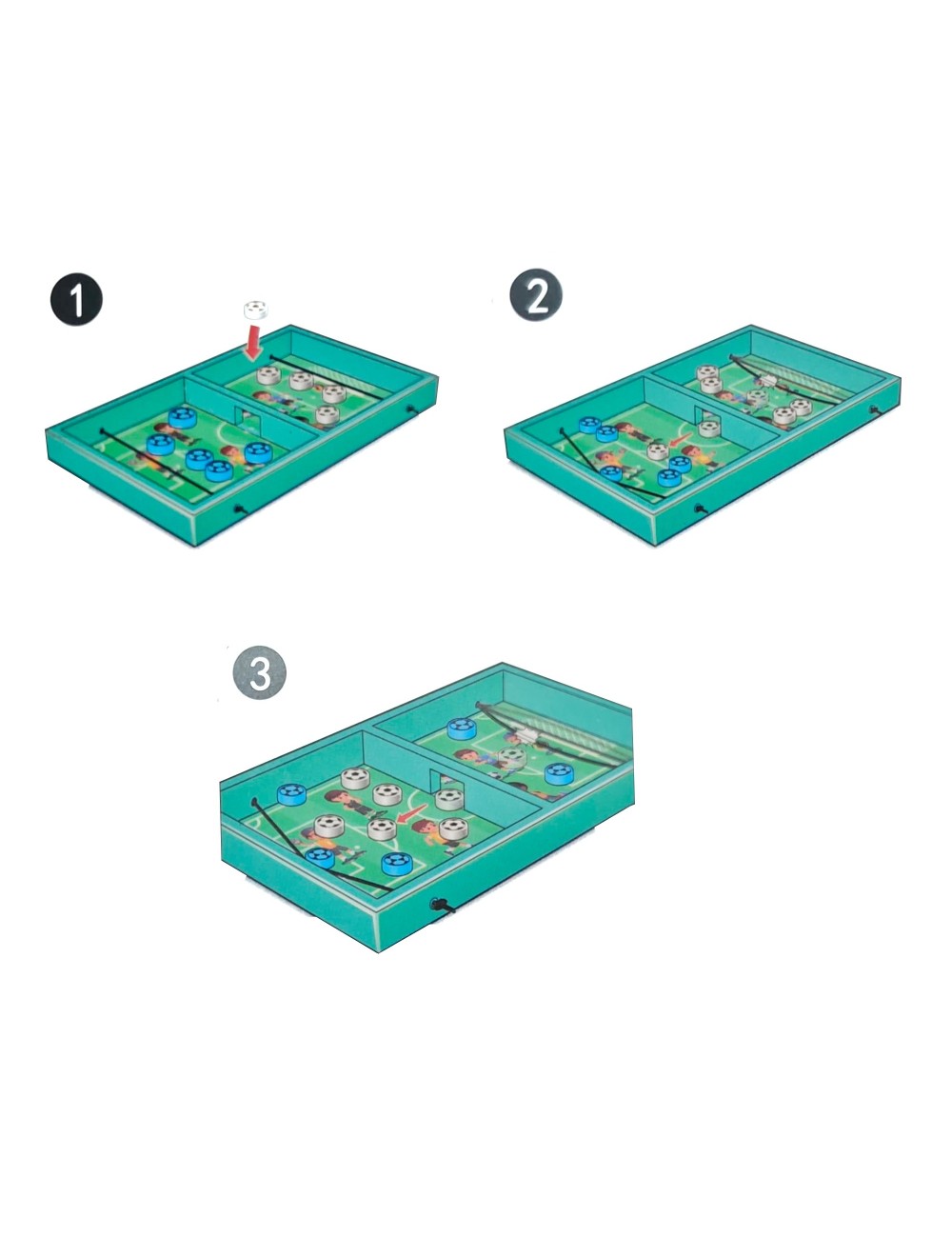 Juego De Mesa Futbol Soccer Tablero Football Portátil Niños