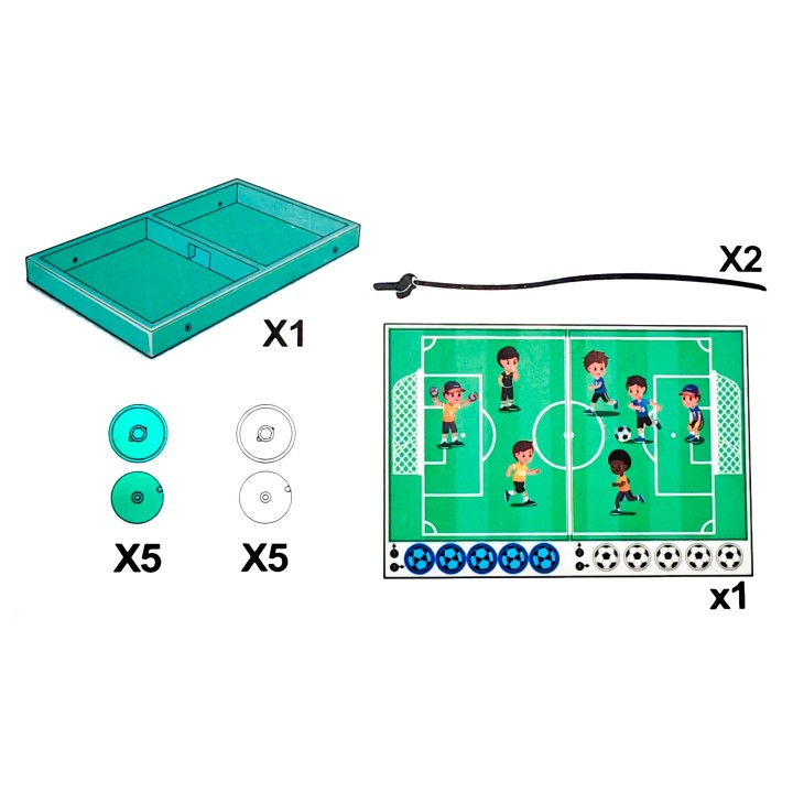 Juego De Mesa Futbol Soccer Tablero Football Portátil Niños