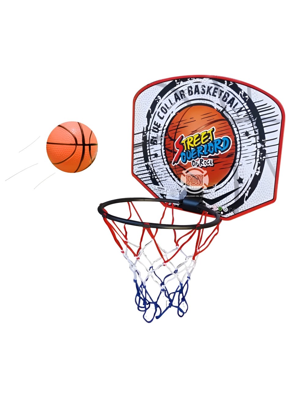 Cancha Canasta Basquet Baloncesto Basketbal Pared + Balon