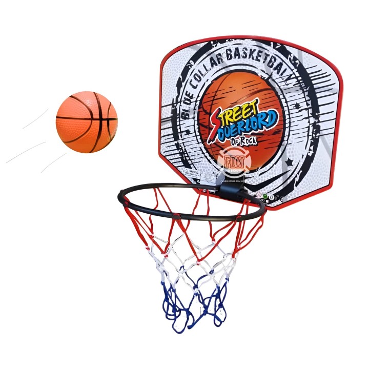 Cancha Canasta Basquet Baloncesto Basketbal Pared + Balon