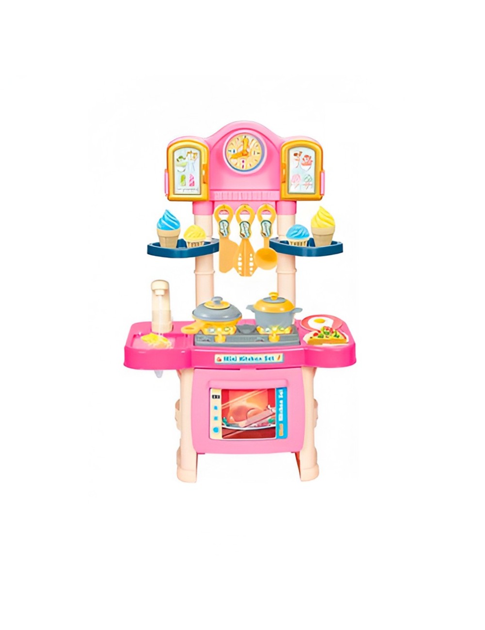 Cocina Niñas Juguete Niña Luz Sonido Con Utencilios +bateria