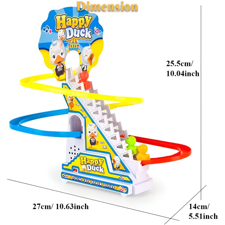 Pista Pato Duck Montaña Rusa Juguete Niños + Baterias