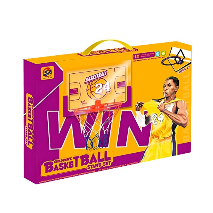 Cancha Canasta Baloncesto Basketbal Basquet Pared + Balon