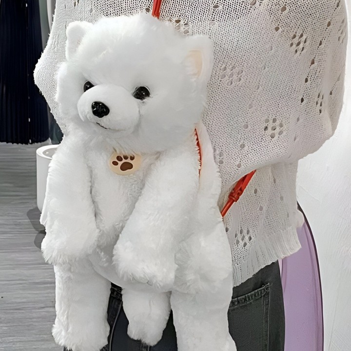 Mochila De Peluche Oso Bolso Movimiento Sonido Niño (a)