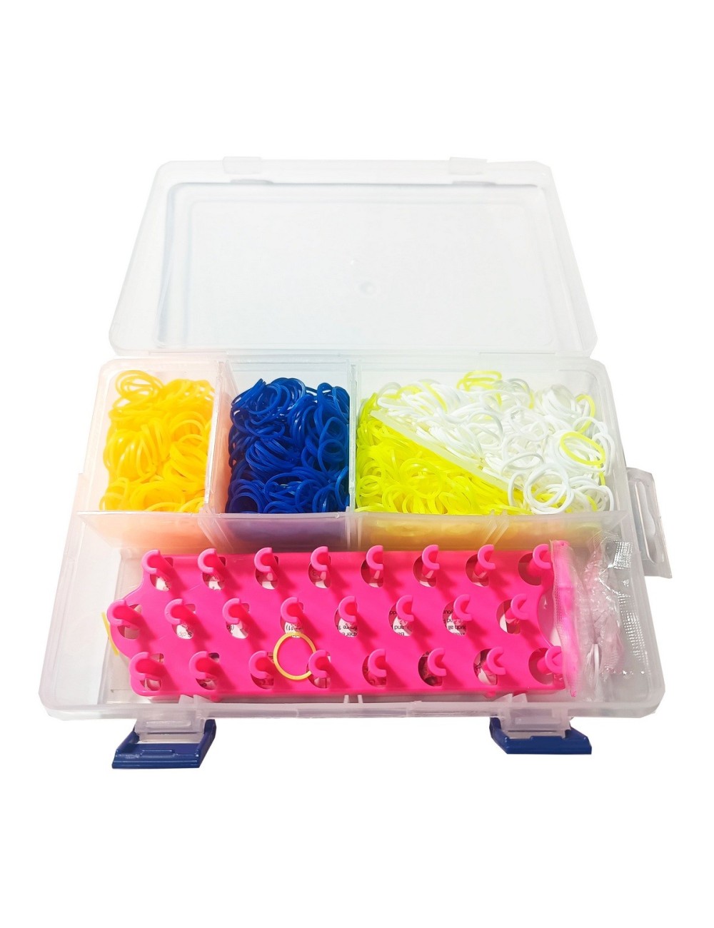 Set Kit Hacer Pulseras Collares Niña Style Ligas Canasta