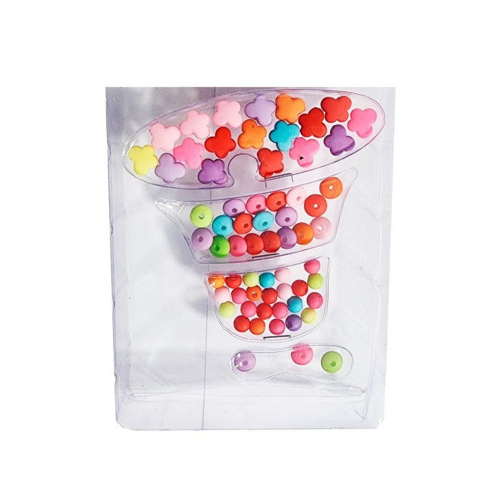 Set Kit Hacer Pulseras Collares Niña Style Pedreria Cono