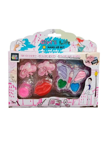 Kit De Maquillaje Para Niñas Juguete Princesas Mariposa