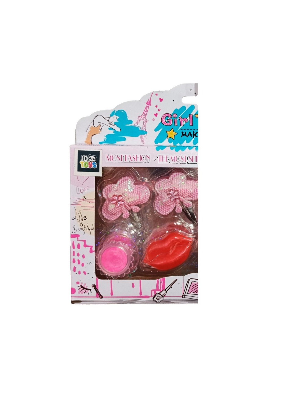 Kit De Maquillaje Para Niñas Juguete Princesas Mariposa