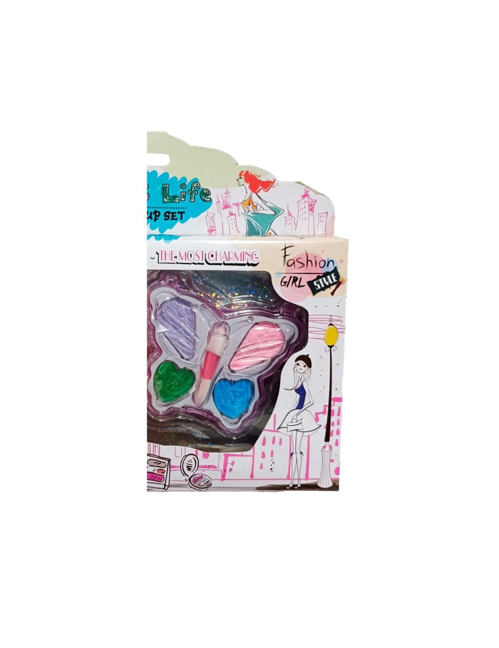 Kit De Maquillaje Para Niñas Juguete Princesas Mariposa