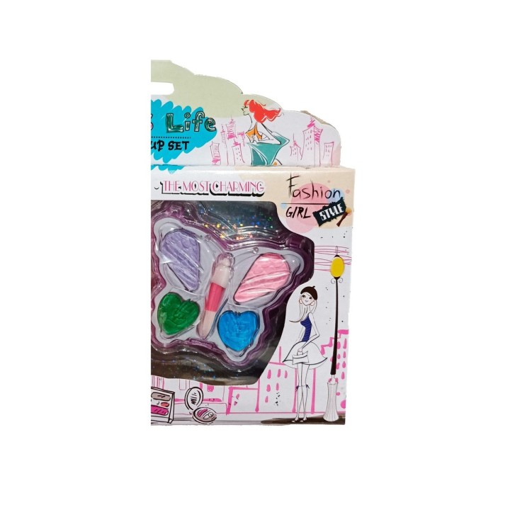 Kit De Maquillaje Para Niñas Juguete Princesas Mariposa