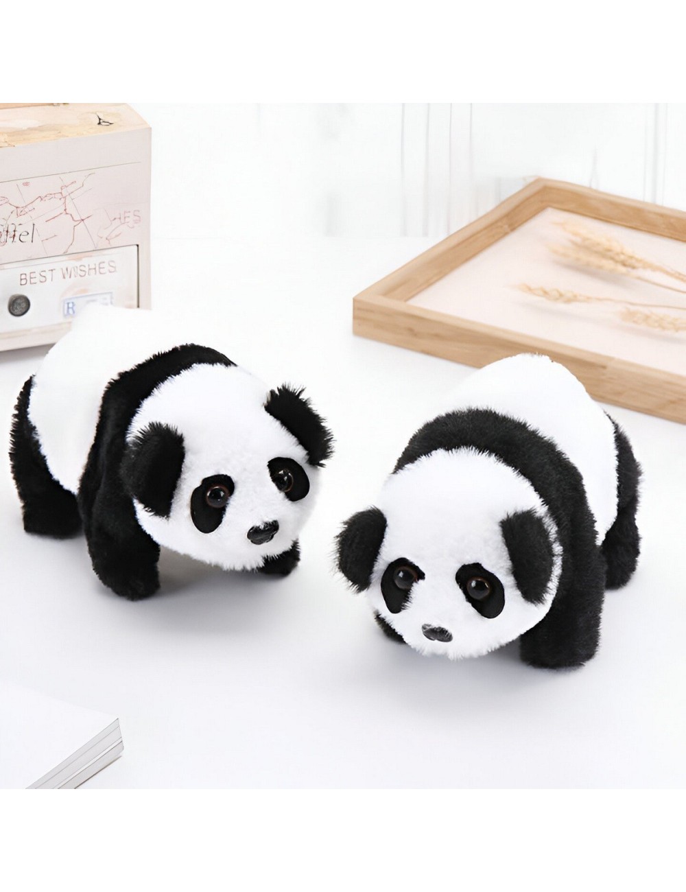 Robot Oso Panda Mascota Sonido Movimiento + Baterias