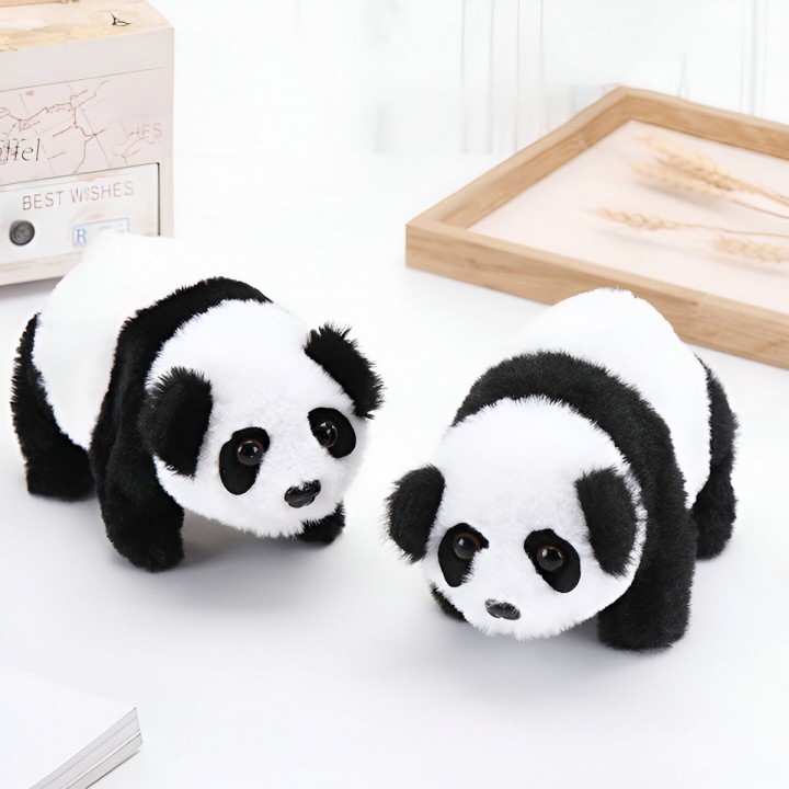 Robot Oso Panda Mascota Sonido Movimiento + Baterias