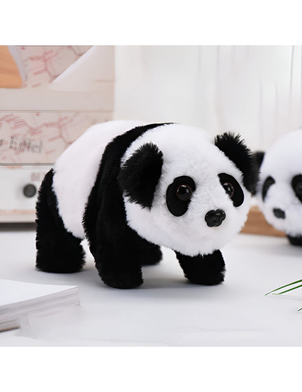 Robot Oso Panda Mascota Sonido Movimiento + Baterias