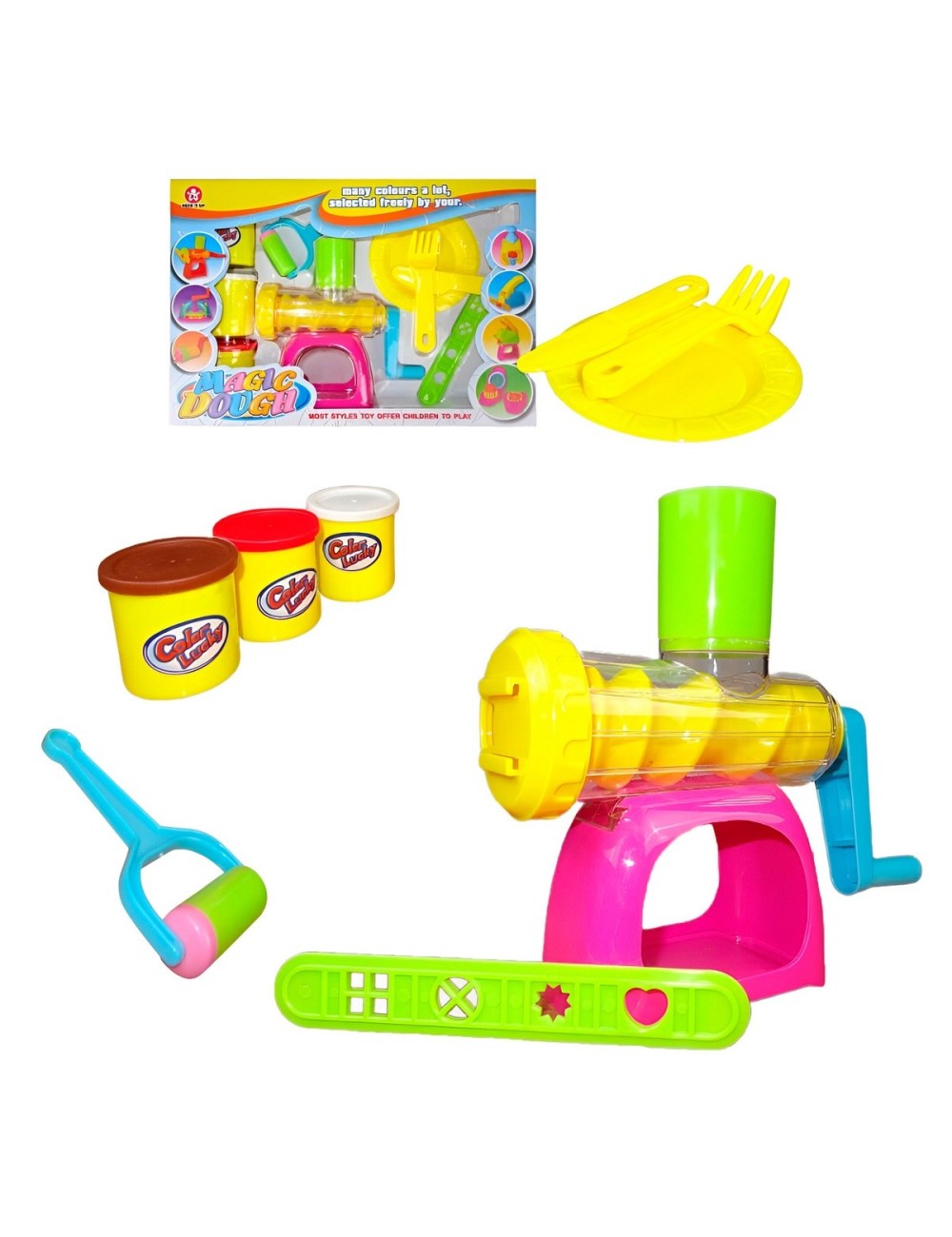 Set / Kit Fabrica De Helados Postres Plastilina Juguete Niño