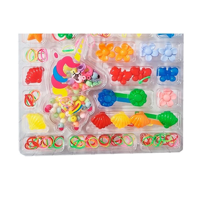 Set Kit Hacer Pulseras Collares Niña Style Pedreria Niñas
