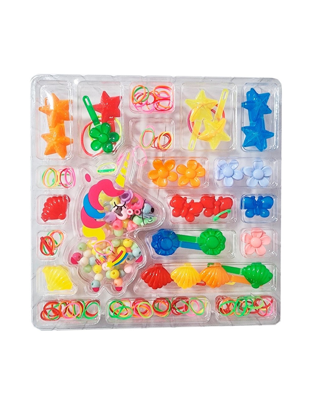 Set Kit Hacer Pulseras Collares Niña Style Pedreria Niñas
