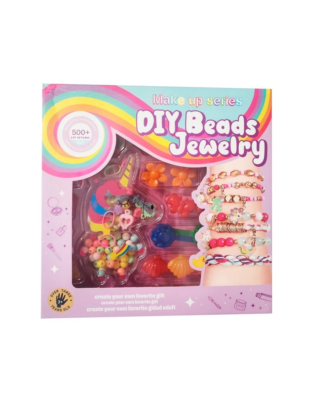 Set Kit Hacer Pulseras Collares Niña Style Pedreria Niñas
