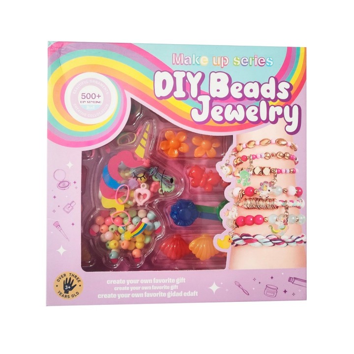 Set Kit Hacer Pulseras Collares Niña Style Pedreria Niñas