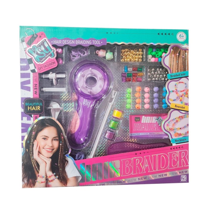 Set Kit Para Hacer Peinados Trenza Cabello Creatividad Niña