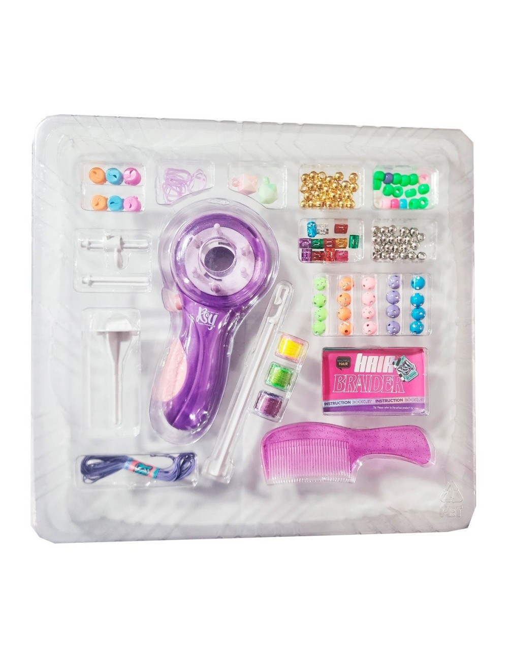 Set Kit Para Hacer Peinados Trenza Cabello Creatividad Niña