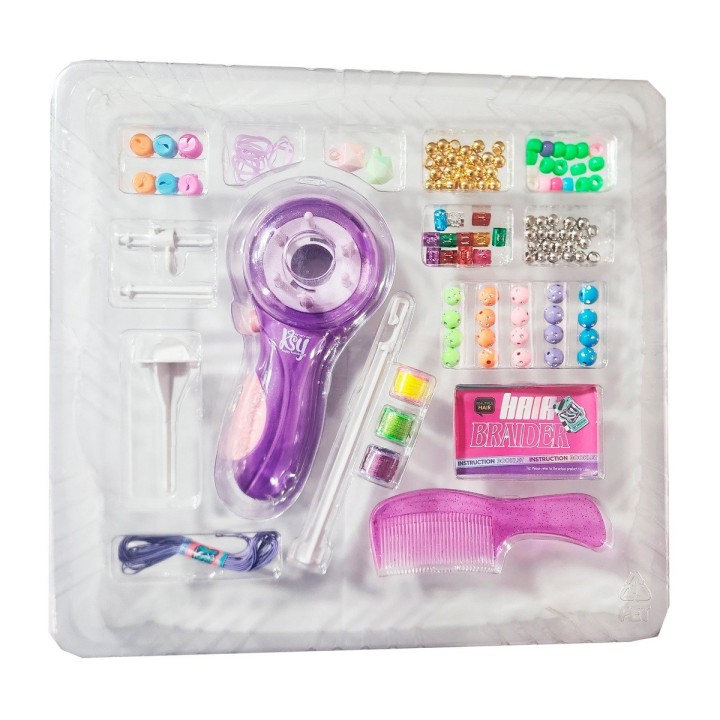 Set Kit Para Hacer Peinados Trenza Cabello Creatividad Niña