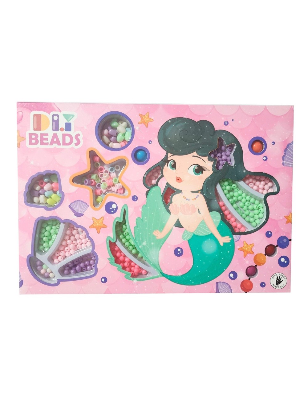 Set Kit Para Hacer Pulseras Niña Style Sirena Multicolor