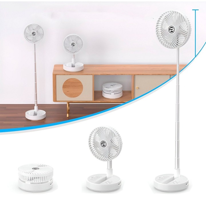 Ventilador Abanico Electrico Plegable Recargable Portatil