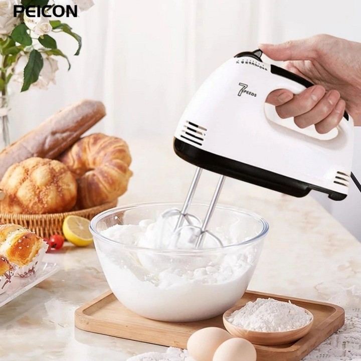 Batidora Mano He-133 260 W 7 Velocidades Acero Inoxidable