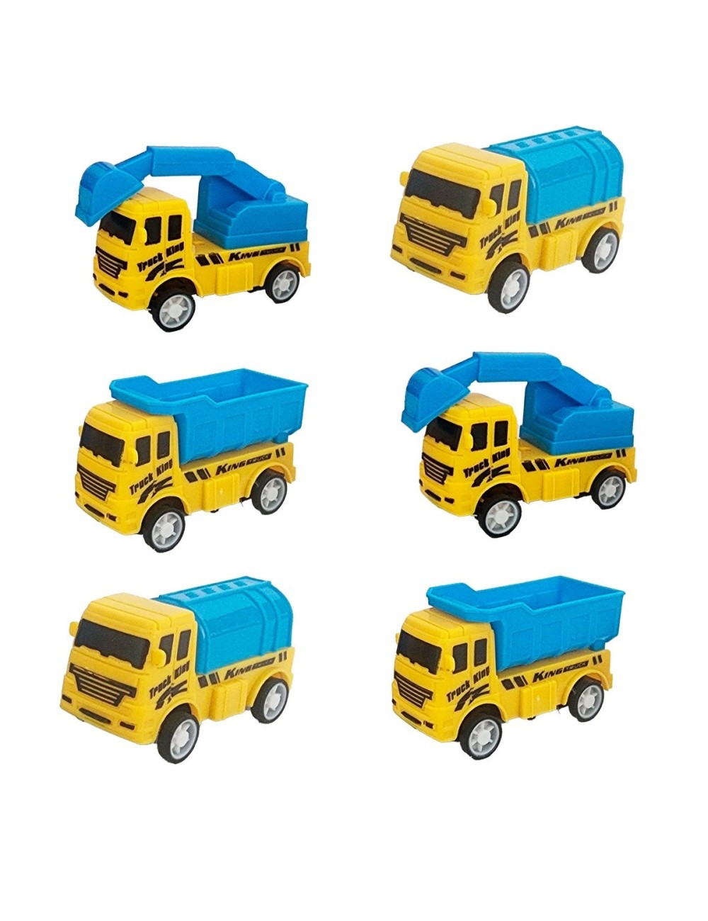 Camiones Vehiculos De Construccion De Cuerda Juguete Niño