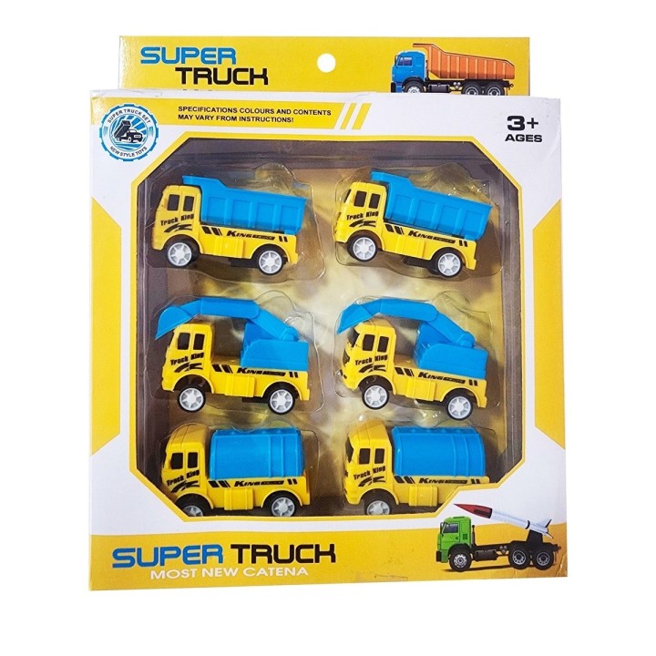 Camiones Vehiculos De Construccion De Cuerda Juguete Niño