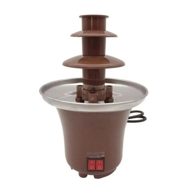 Fuente Chocolate 3 Niveles Fondue Fountain Color Marrón 110v
