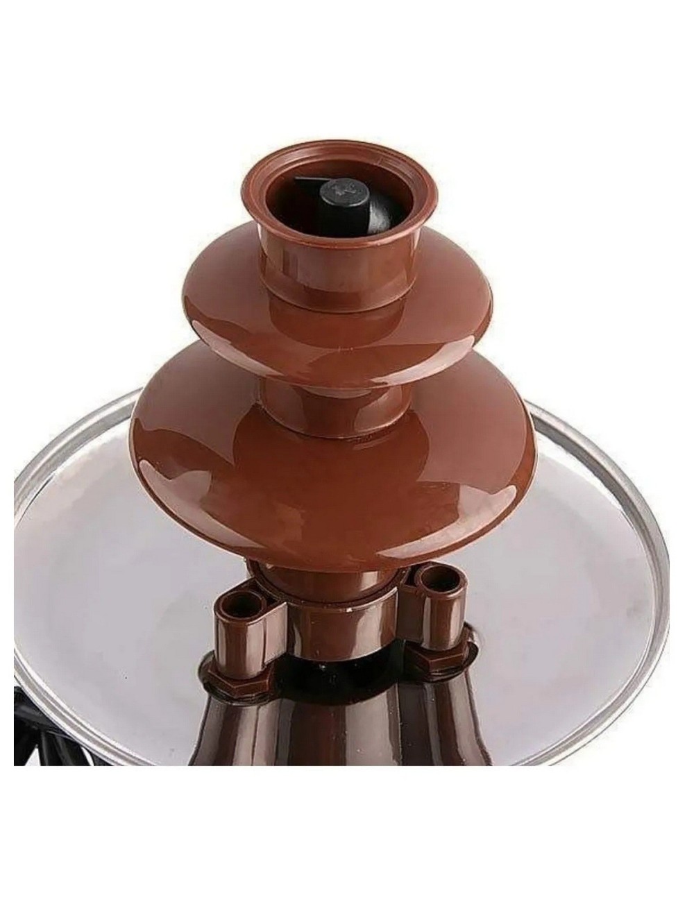 Fuente Chocolate 3 Niveles Fondue Fountain Color Marrón 110v