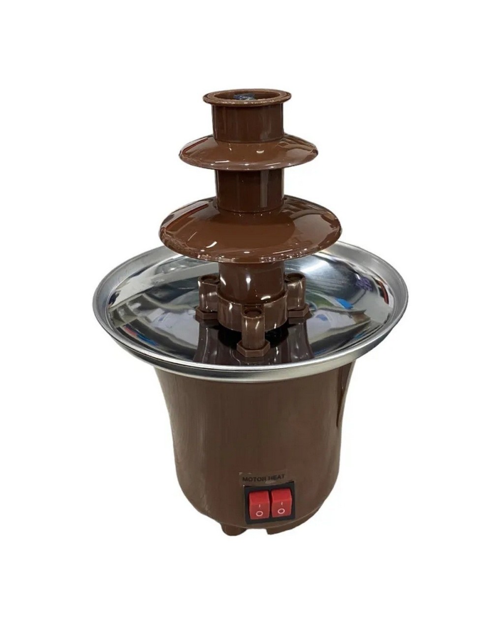 Fuente Chocolate 3 Niveles Fondue Fountain Color Marrón 110v