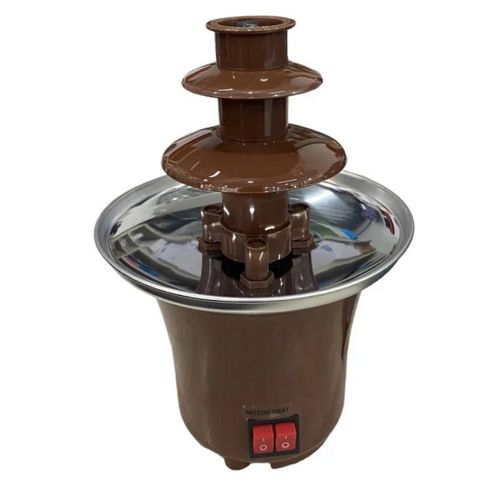 Fuente Chocolate 3 Niveles Fondue Fountain Color Marrón 110v