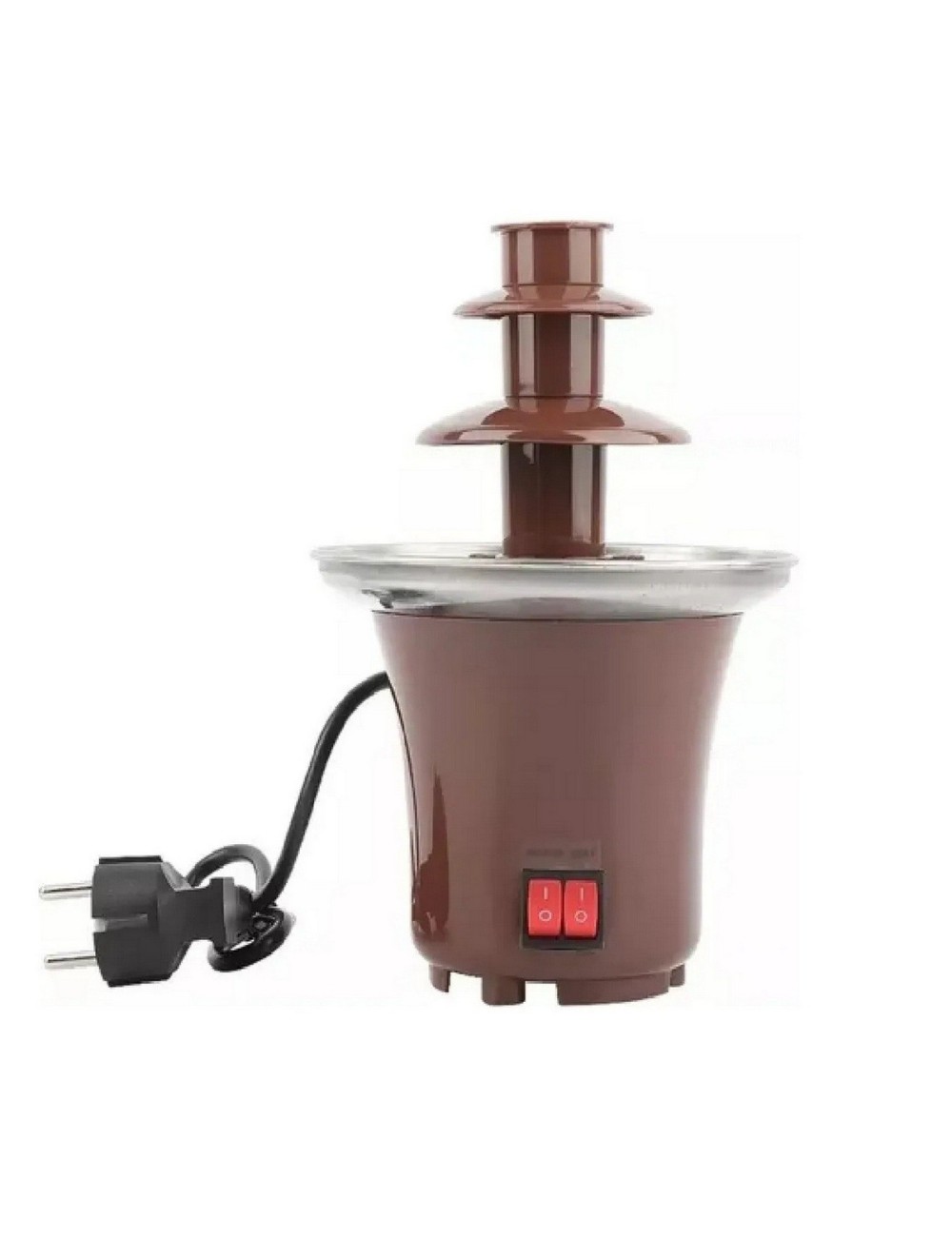 Fuente Chocolate 3 Niveles Fondue Fountain Color Marrón 110v