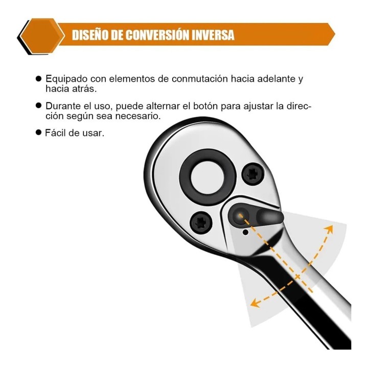 Juego De Dados Copas 46 Piezas Llaves De Tubo Caja Portatil