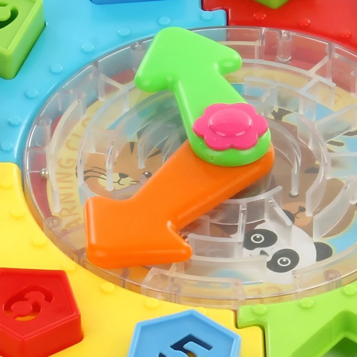 Laberinto Reloj Juego De Encastre Interactivo Didactico Niño