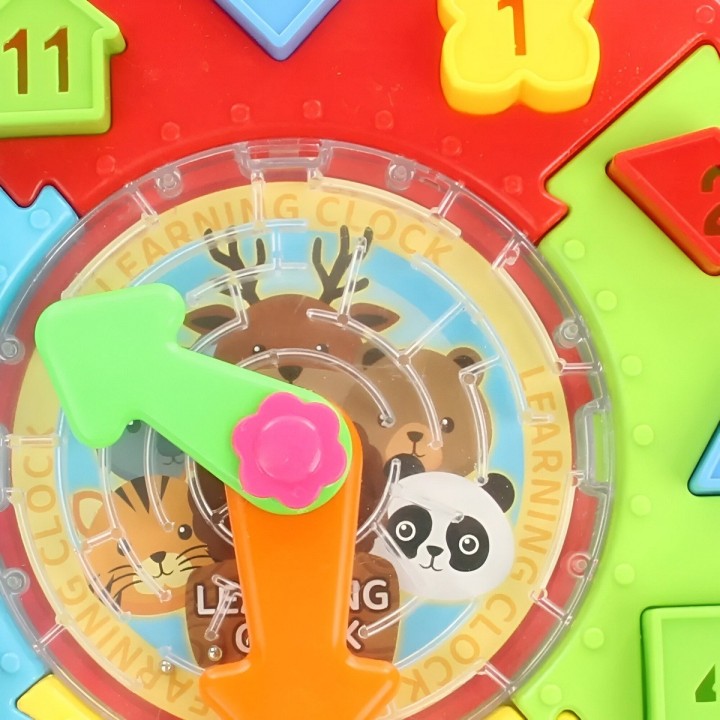 Laberinto Reloj Juego De Encastre Interactivo Didactico Niño