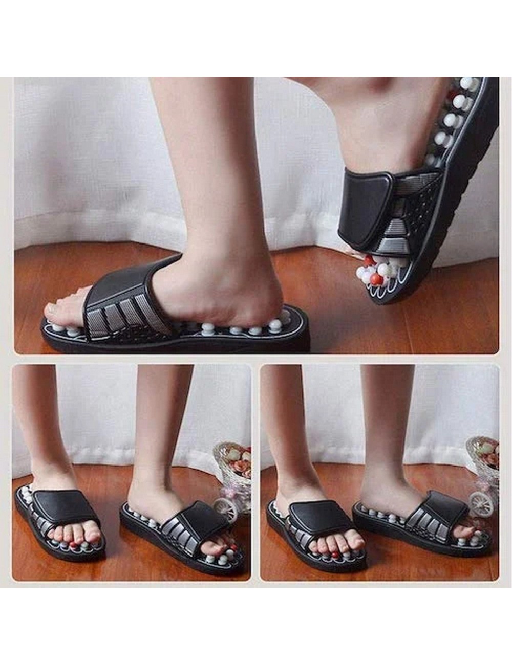 Masajeador Pies Acupuntura Puntos Chancla Zapato Sandalia