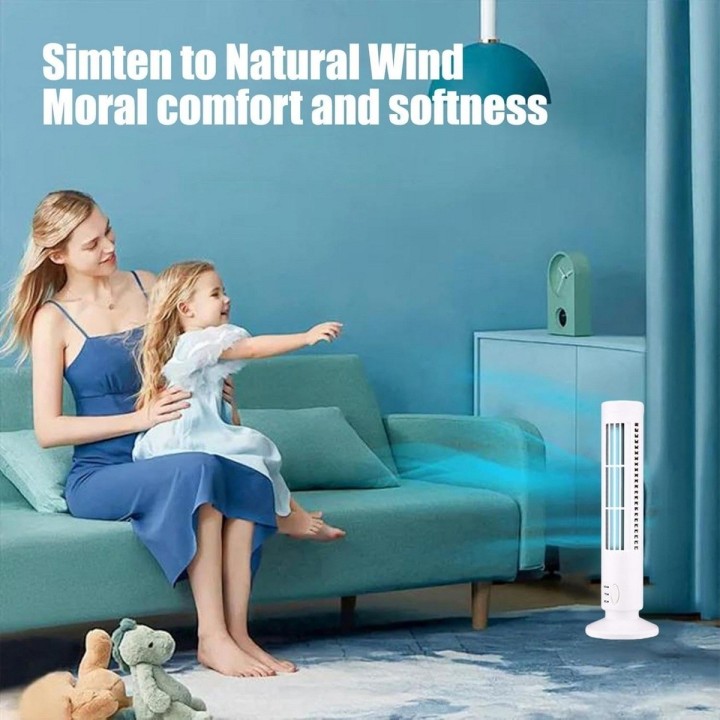 Ventilador Vertical Portatil Torre Fan Dos Velocidades